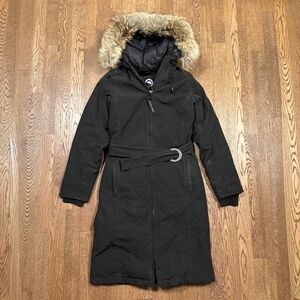 Vintage Canada Goose Whistler Down Belted Parka Coat Womens 3036L Womens XS